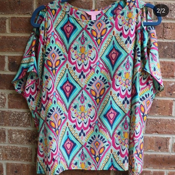 Lilly Pulitzer Silk Blouse - Picture 1 of 2